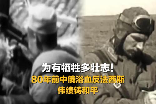 為有犧牲多壯志！80年前中俄浴血反法西斯 偉績鑄和平